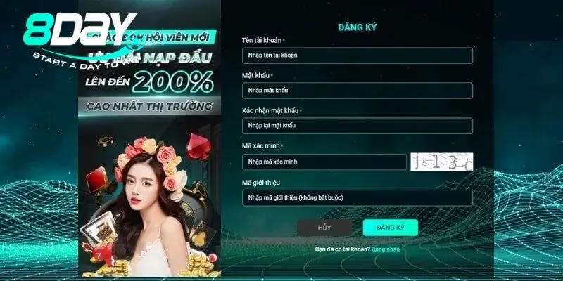 Mở tài khoản chớp nhoáng với vài phút